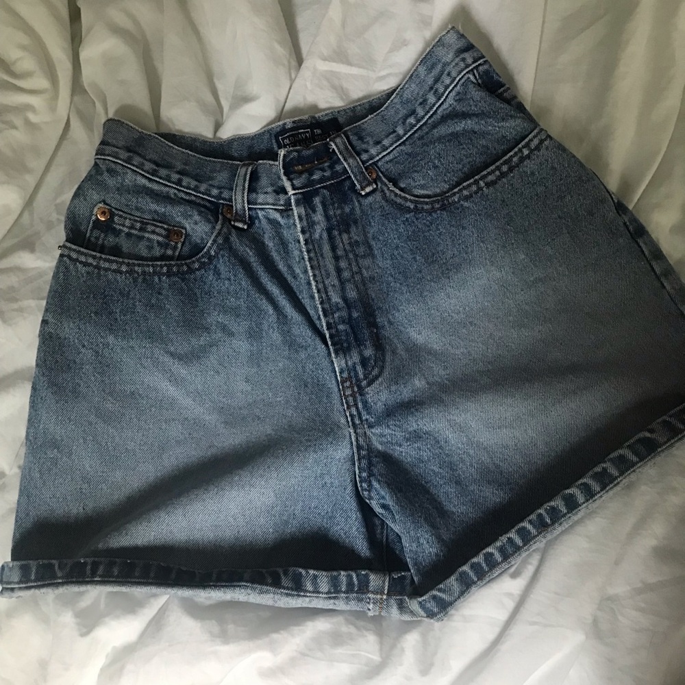 Vintage old navy high waist denim shorts